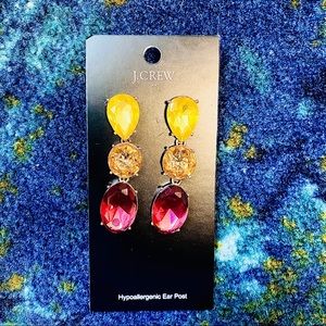 J. Crew Holiday Gem Earrings 🔮🔹